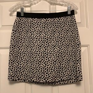 Black and white skirt